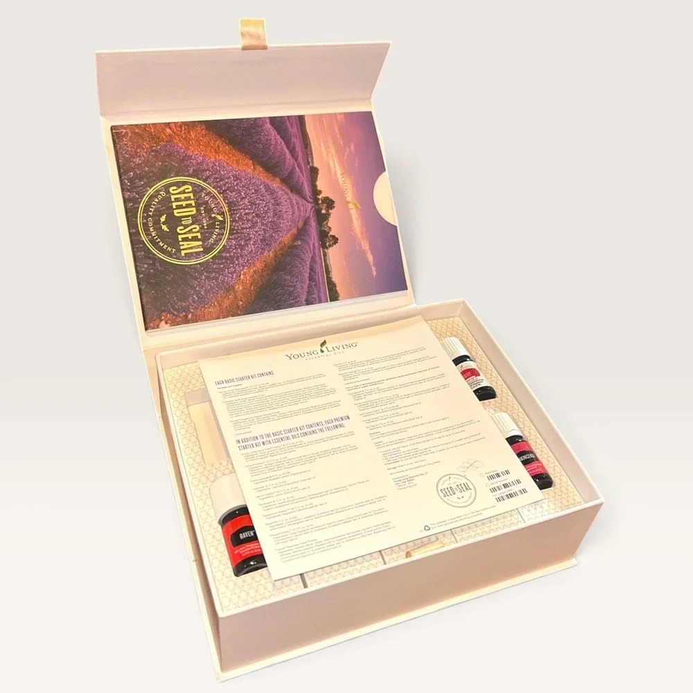 Young Living Essential Oils Starter Kit Sealed 5ml Thieves Lavender Seed to Seal
